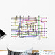 Subway Network People Connections Wall Decal