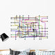 Subway Network People Connections Wall Decal