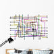 Subway Network People Connections Wall Decal
