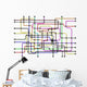 Subway Network People Connections Wall Decal