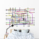 Subway Network People Connections Wall Decal