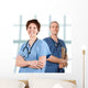 Male Doctor Happy White Wall Decal