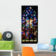 St. Malo Church Medieval Vitrage 4 Wall Decal