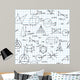 Geometry Seamless Pattern Wall Decal