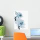 Blue Orchids Wall Decal