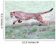 Cheetah Running Open Plains Wall Decal