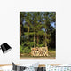 Woodpile Wall Decal