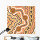Aboriginal Abstract Wall Decal