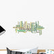 Business Word Cloud Wall Decal