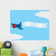 Cartoon Plane With Banner Wall Decal