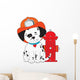 Dalmatian Fire Dog Wall Decal