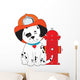 Dalmatian Fire Dog Wall Decal