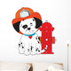 Dalmatian Fire Dog Wall Decal