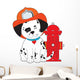 Dalmatian Fire Dog Wall Decal