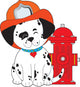 Dalmatian Fire Dog Wall Decal