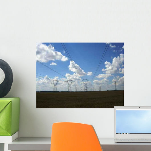 Power Lines Wall Decal