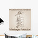Vector Vintage Anatomy Sketch Wall Decal