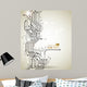 Abstract Modern Digital Technologies Wall Decal