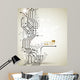 Abstract Modern Digital Technologies Wall Decal