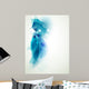 Abstract Blue Elements For Wall Decal