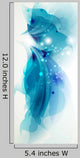 Abstract Blue Elements For Wall Decal