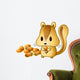 Acorn And Squirrel Wall Decal