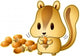 Acorn And Squirrel Wall Decal