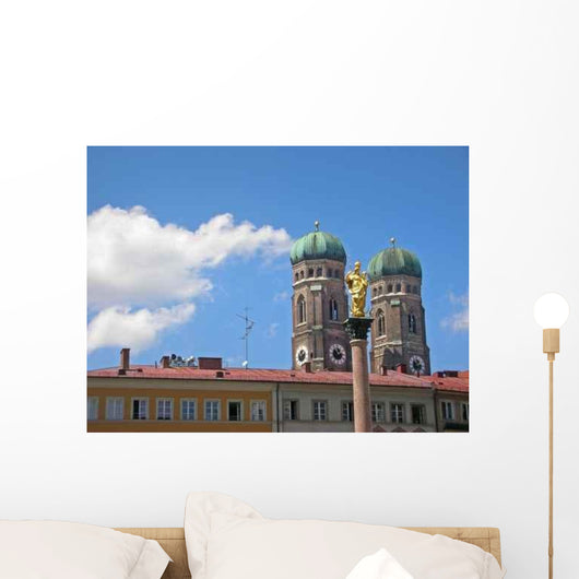 Frauenkirche Mit Mariensaule Wall Decal