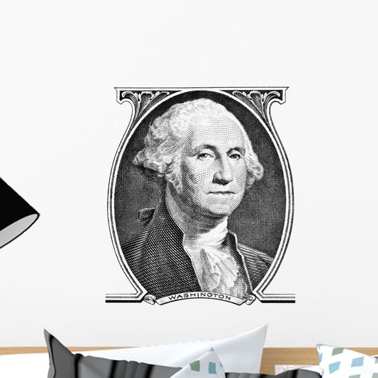 Portrait President George Washington Wall Decal