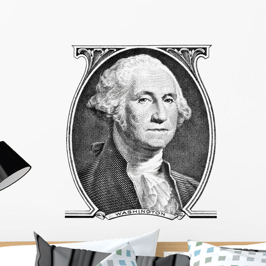 Portrait President George Washington Wall Decal