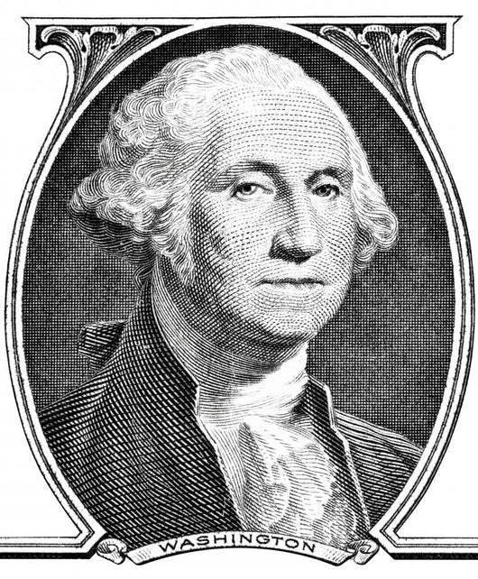 Portrait President George Washington Wall Decal