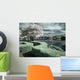 Garden River With Boat Wall Decal