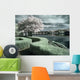 Garden River With Boat Wall Decal
