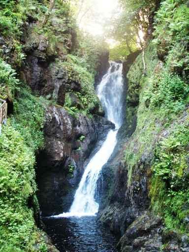 Curving Waterfall Wall Decal