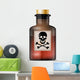 Glass Bottle Poison Wall Decal