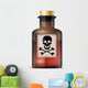Glass Bottle Poison Wall Decal