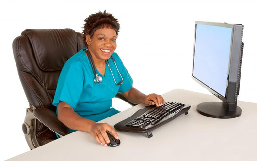 African American Nurse Smiling Wall Decal