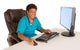 African American Nurse Smiling Wall Decal