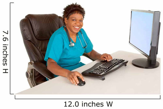 African American Nurse Smiling Wall Decal