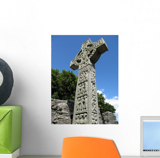 Celtic High Cross Wall Decal