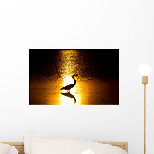 Heron Sunlight Wall Decal