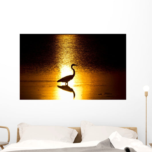 Heron Sunlight Wall Decal