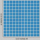 Blue Mosaic Tile Wall Decal
