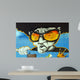 Graffiti Face With Glasses Wall Decal