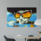 Graffiti Face With Glasses Wall Decal