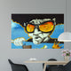 Graffiti Face With Glasses Wall Decal