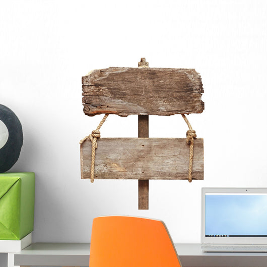 Old Wooden Signpost Wall Decal