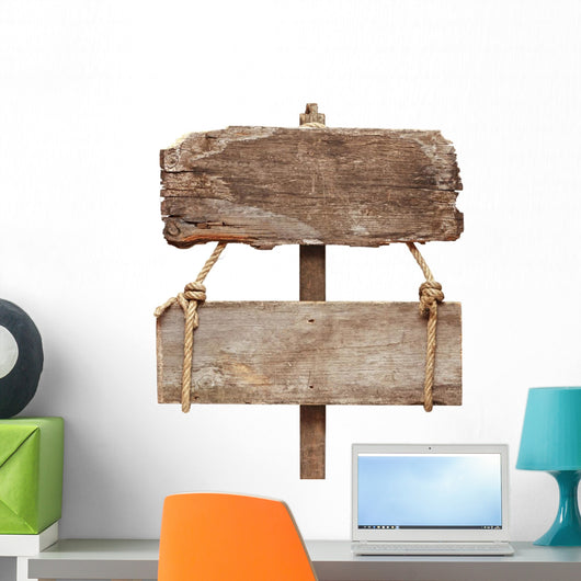 Old Wooden Signpost Wall Decal