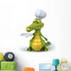 CG Chef Crocodile with Platter Wall Decal