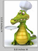 CG Chef Crocodile with Platter Wall Decal